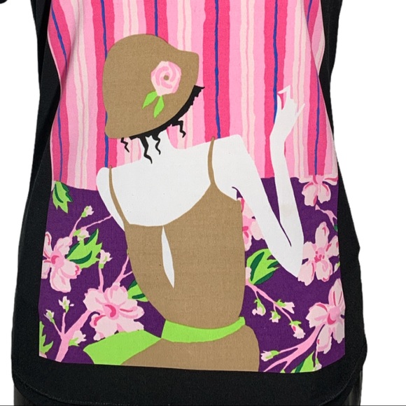 Peter Nygard Embellish Black Top Size S - Picture 6 of 8